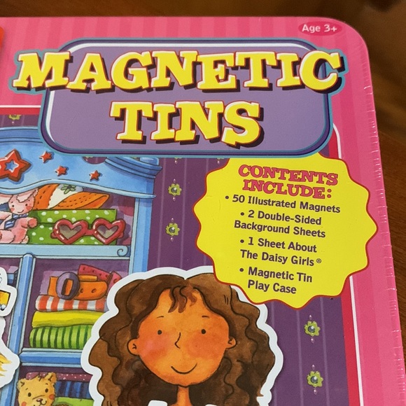 T. S. SHURE- MAGNETIC 🧲 TINS- DAISY GIRLS DRESS UP 🆕 Sealed - Picture 5 of 6